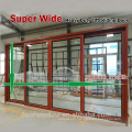 Doorwin office partition door 2018 latest super wide heavy duty lift slide glass door for entrance